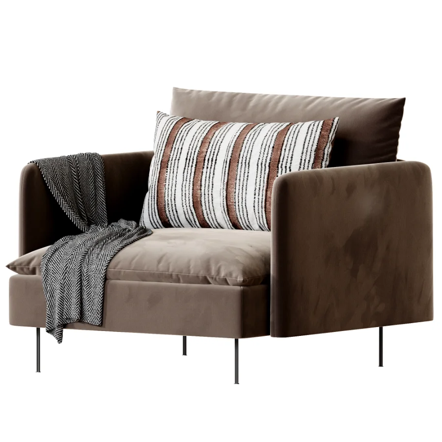 Kelinge rust Armchair - Image 3