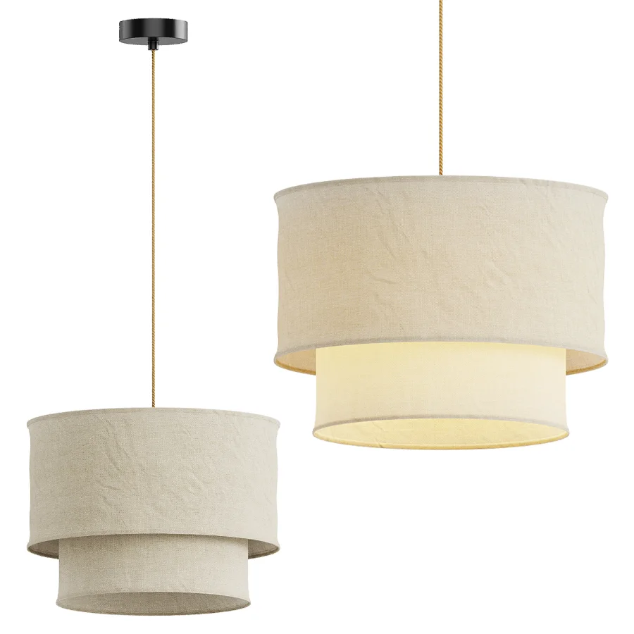 Mariela Fabric Pendant Lamp - Image 1