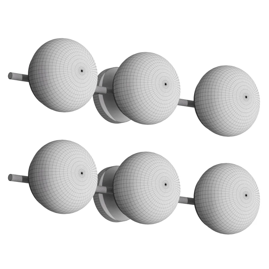 Lune Bath Sconce 3 head - Image 3