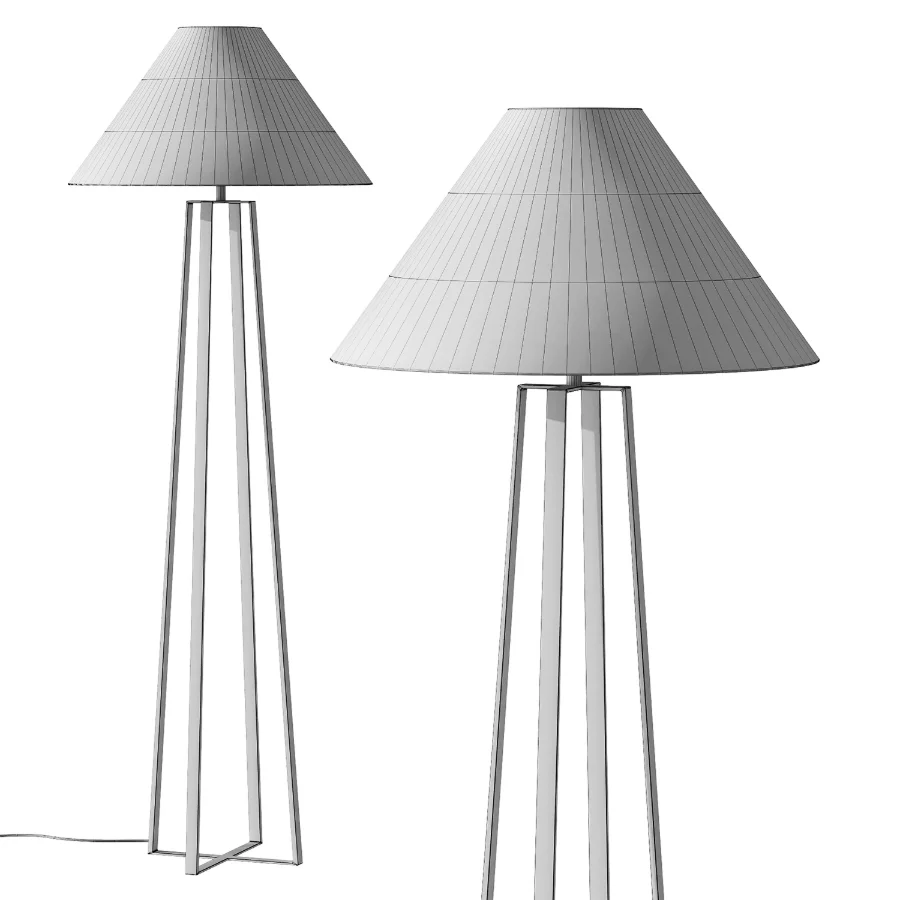 Pottery Barn Emmett Metal Tripod Floor Lamp - Image 3