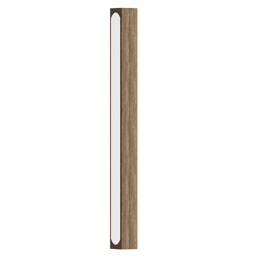 Arlo Linear Wood Plug in Wall Light - Image 2