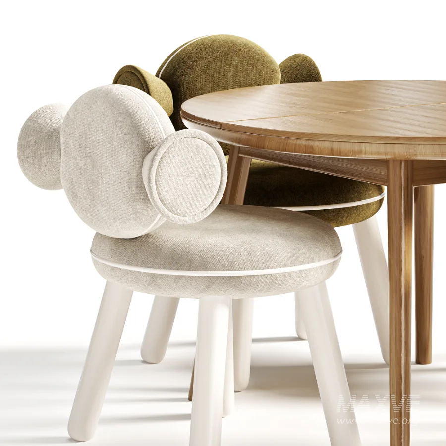 Детский стол и стулья Bonbon Chair By Circu - Image 8