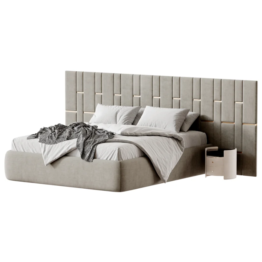 LOreal bed with a wide headboard - Image 4