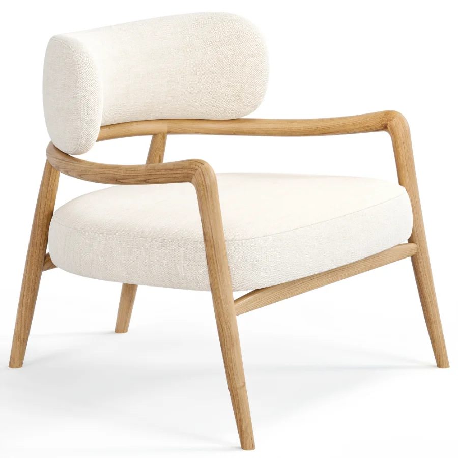 Botero Lounge Armchair By Portersgray - Image 4