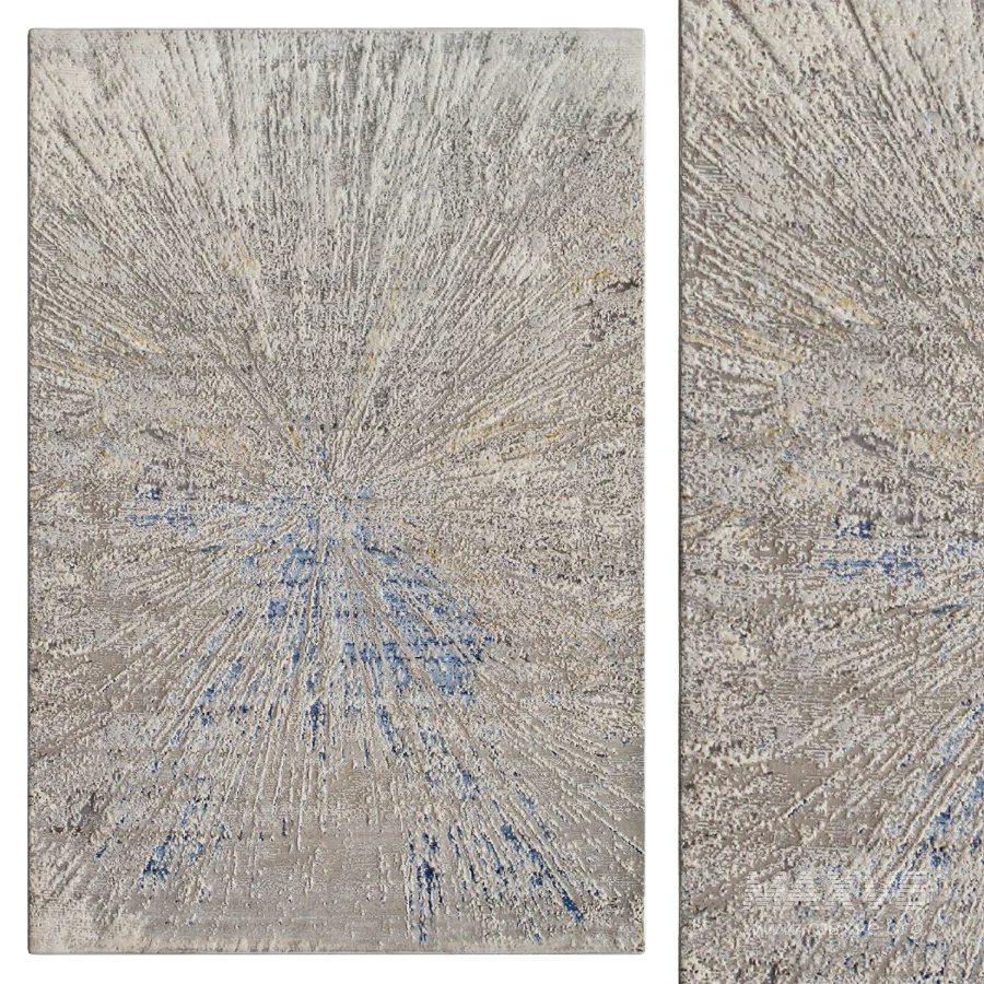 Startburst Abstract Area Rug - Image 1