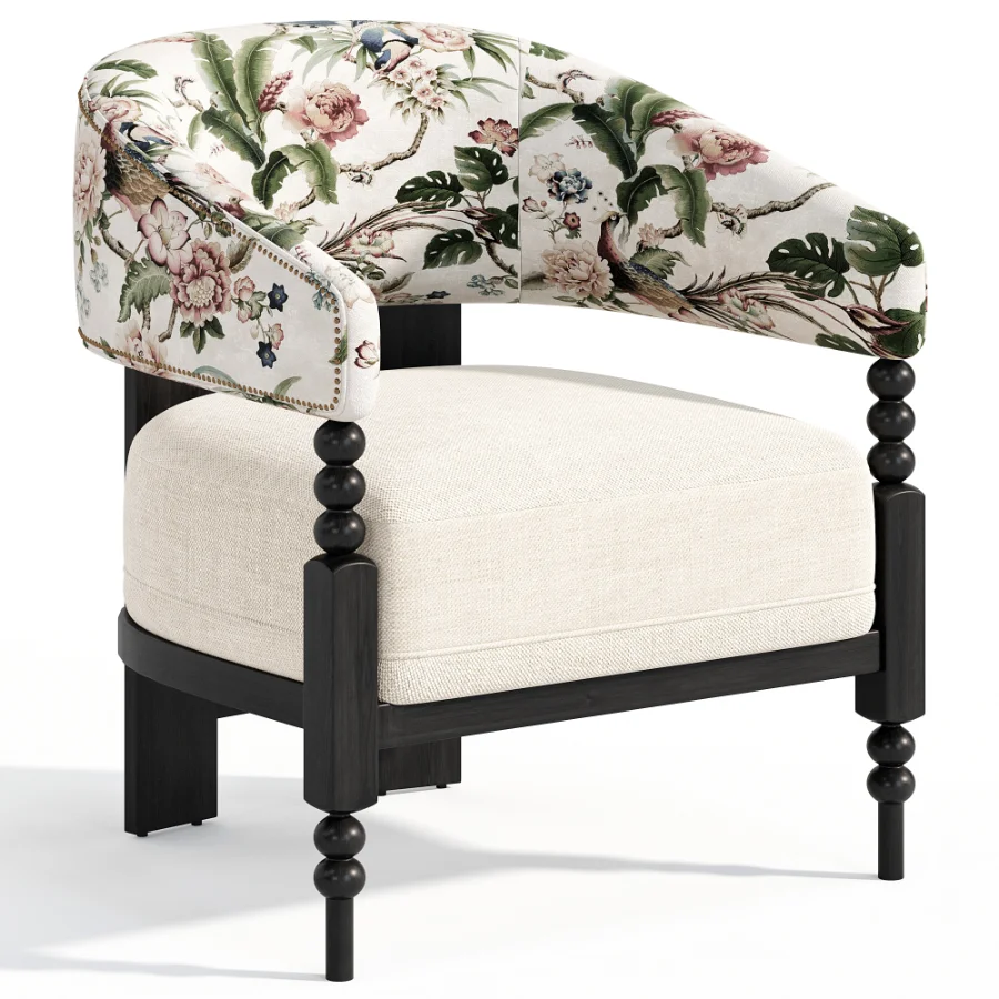 French Retro Arimchair - Image 3