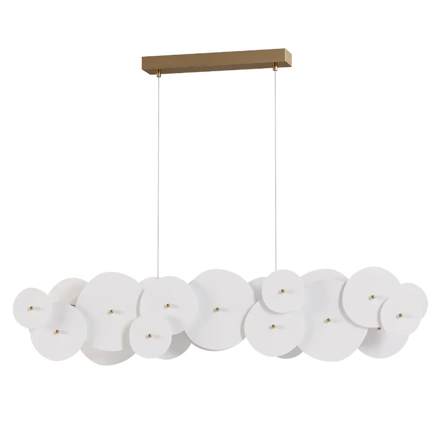 Amara Ceramic Linear Chandelier - Image 1