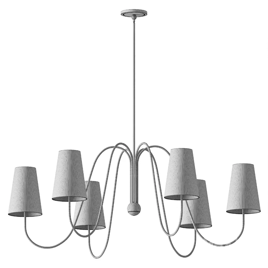 Palmer Metal Round Chandelier - Image 4