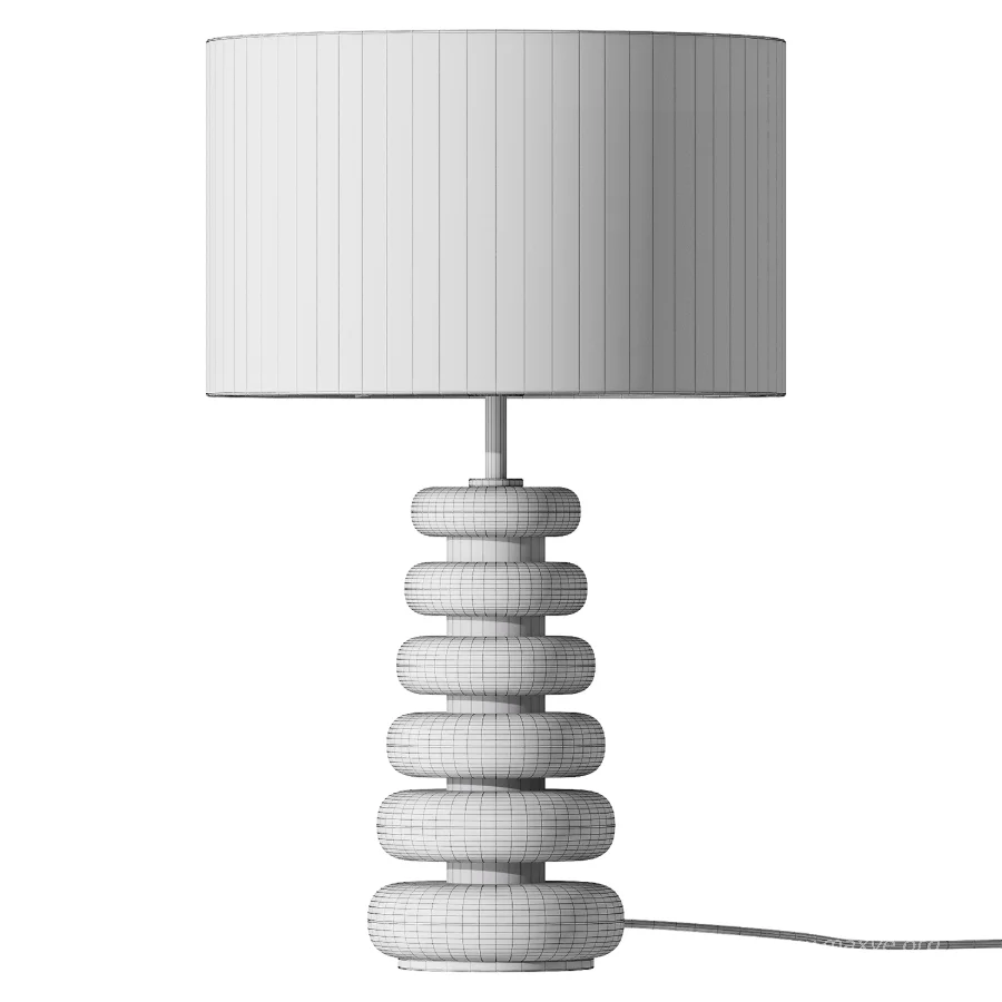 Ivory Treviso Marble Table Lamp - Image 3