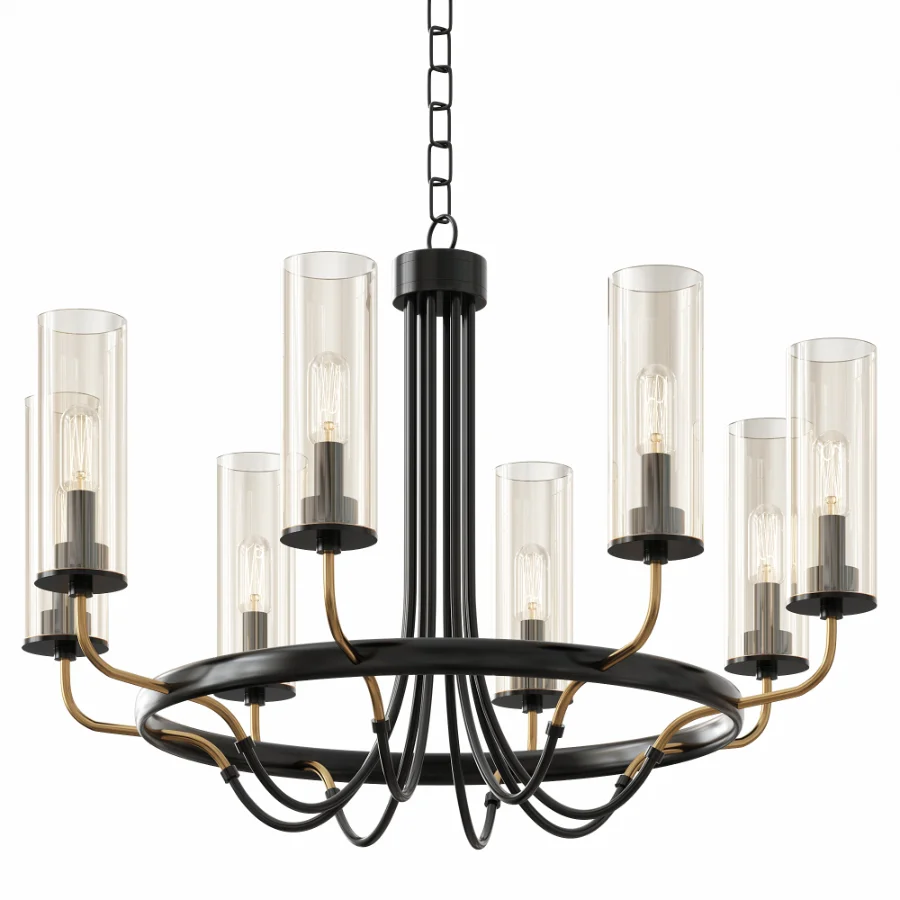 Elegant Modern Gold Chandelier By Staunton Henry - Image 3