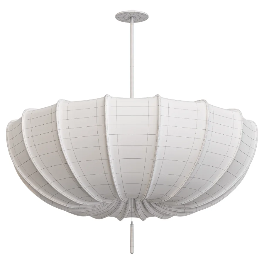 Traditional Japanese Light Chandelier For Living Room - Image 7