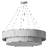 Luminaire Lucciano Circular Fabric Chandelier D60 - Thumbnail 3