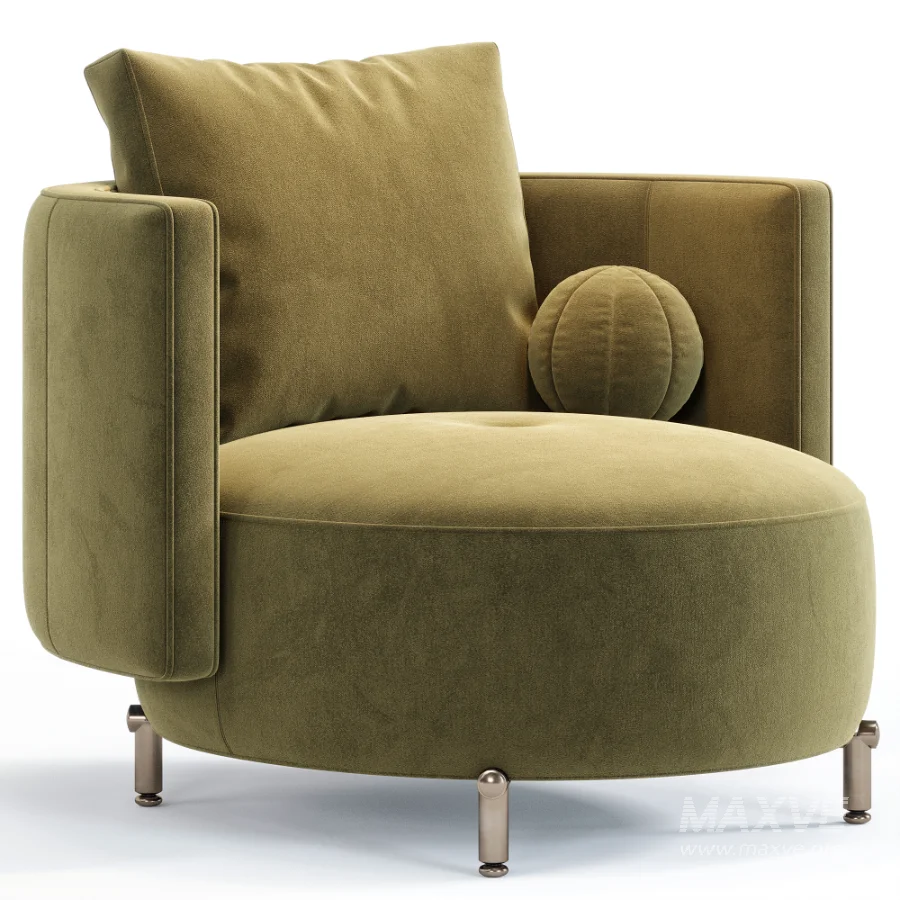 Torii Bold Armchair By Minotti - Image 6