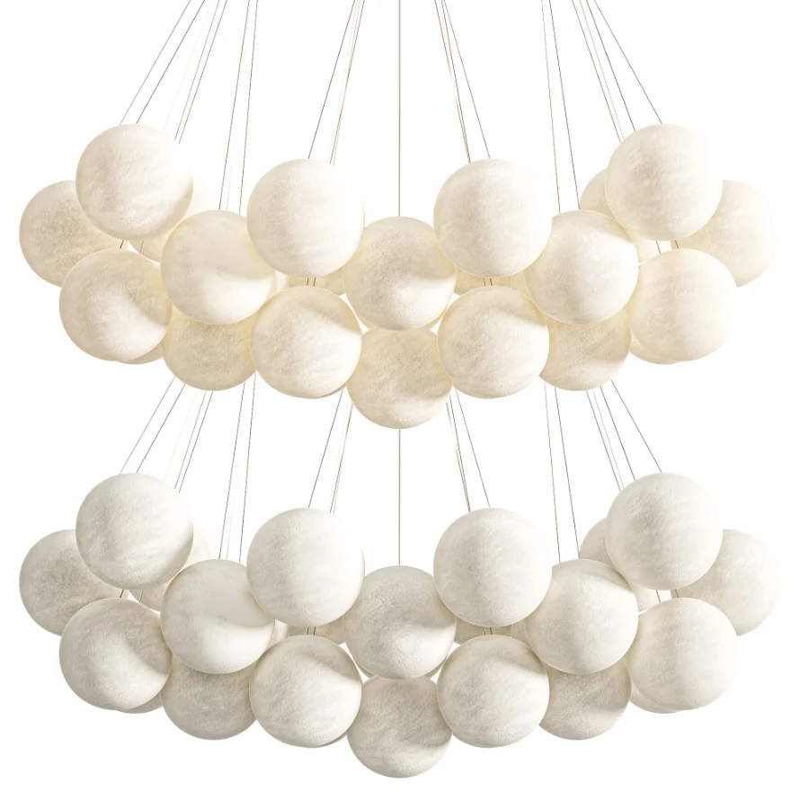 Setlla 27 Alabaster Ball Chandelier - Image 5