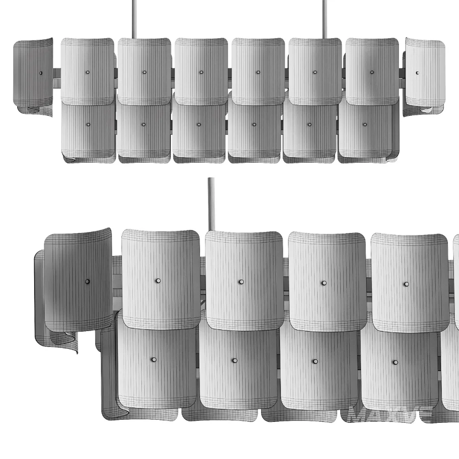 Fingerprint Linear Chandelier - Image 4