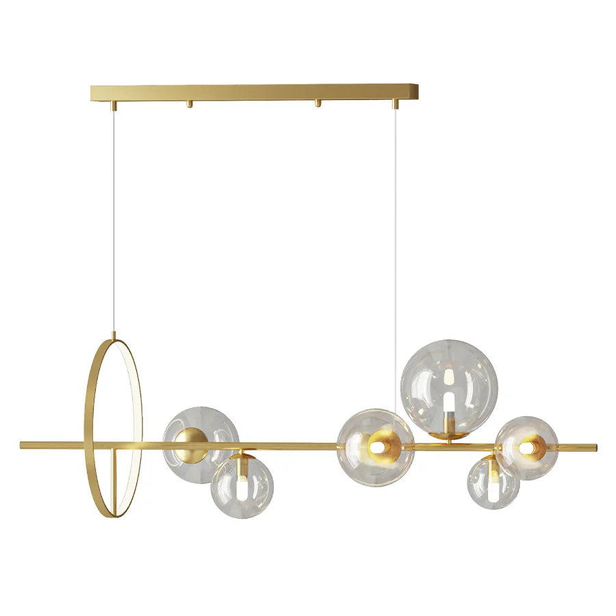 Ankur Ariel Modern LED Ring Chandelier - Image 3