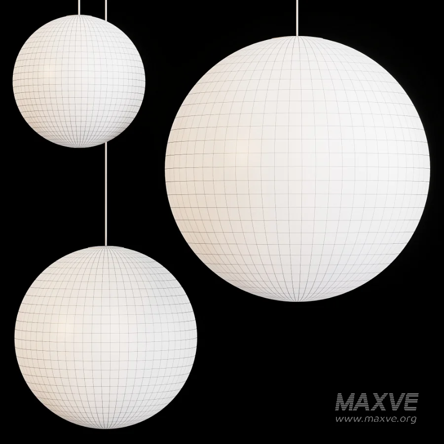 Moooi Thread Papier Mache Lamp - Image 8