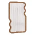 Scallop Edge Wood Rectangular Wall Mirror 03 - Thumbnail 1