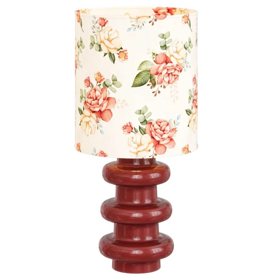 Petroleum Blue And Hemp Table Lamp - Image 3