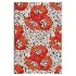 Japanese Poppy Multi Machine Washable Rug - Thumbnail 2