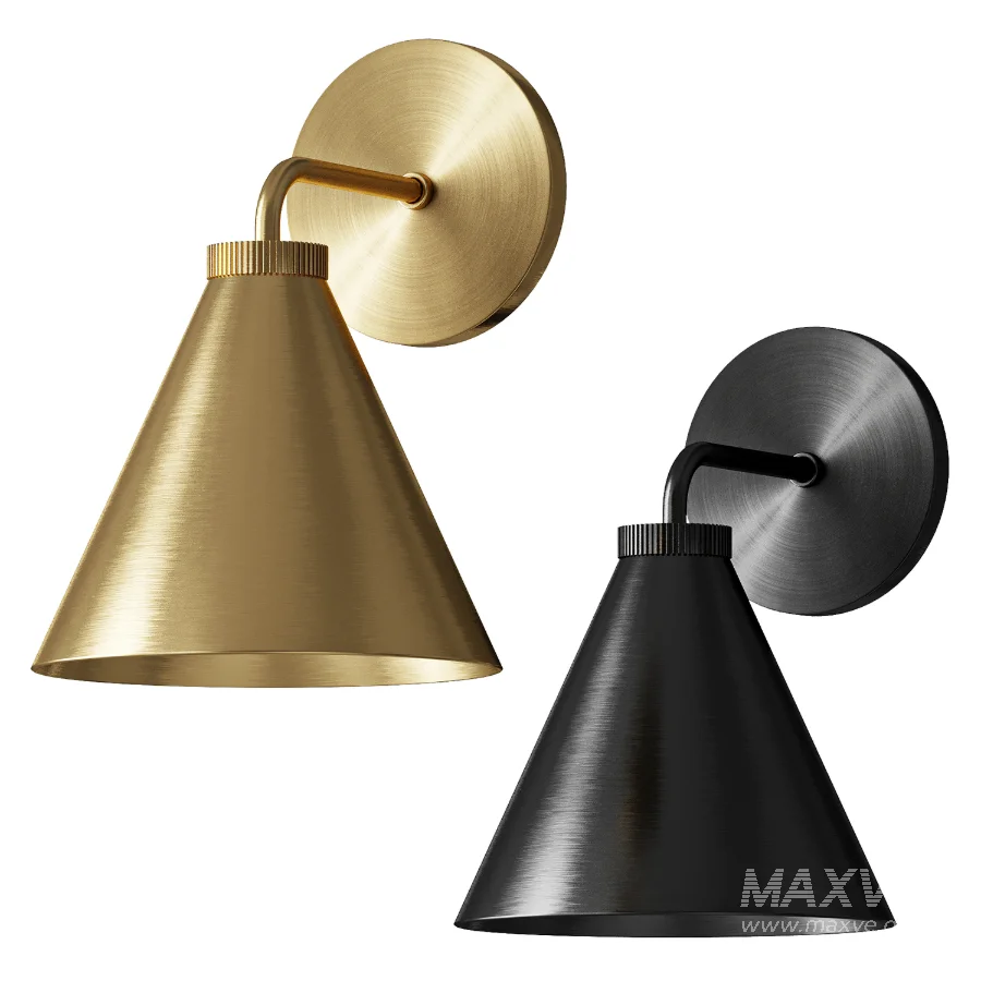 Korvi Iron Tapered Sconce - Image 1