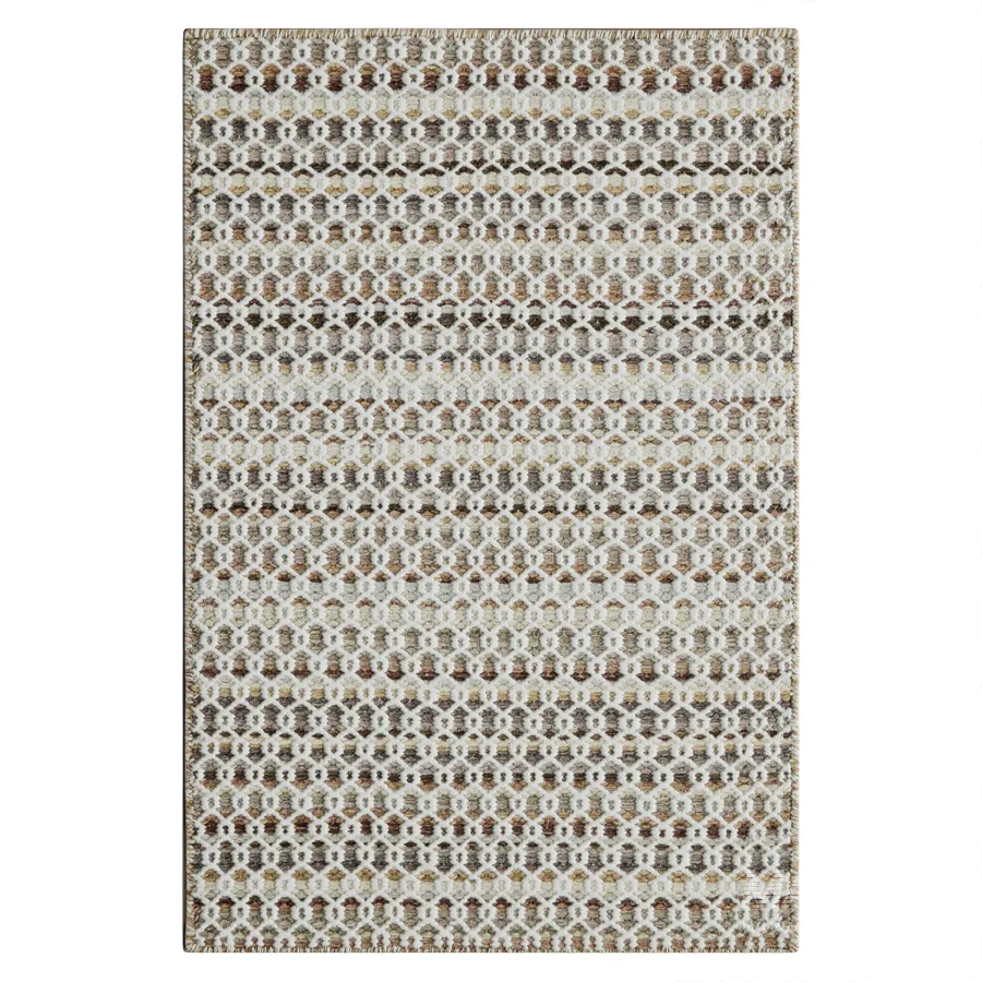 Poppy Natural Handwoven Wool Rug - Image 2