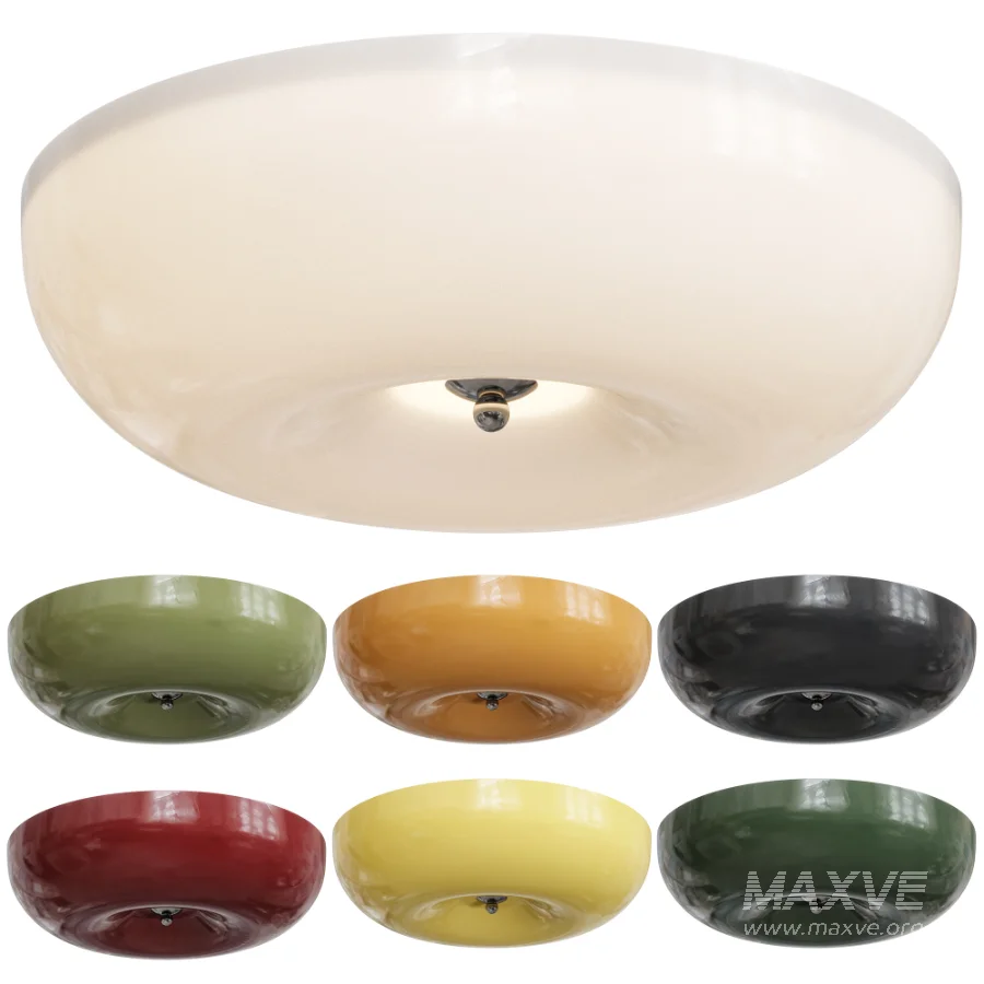 Swirl Glass Ceiling Lamp - Image 1