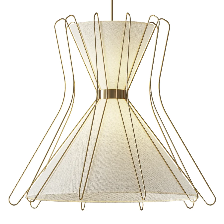 Pavilion Broadway Boomerang 4 Light Pendant - Image 2