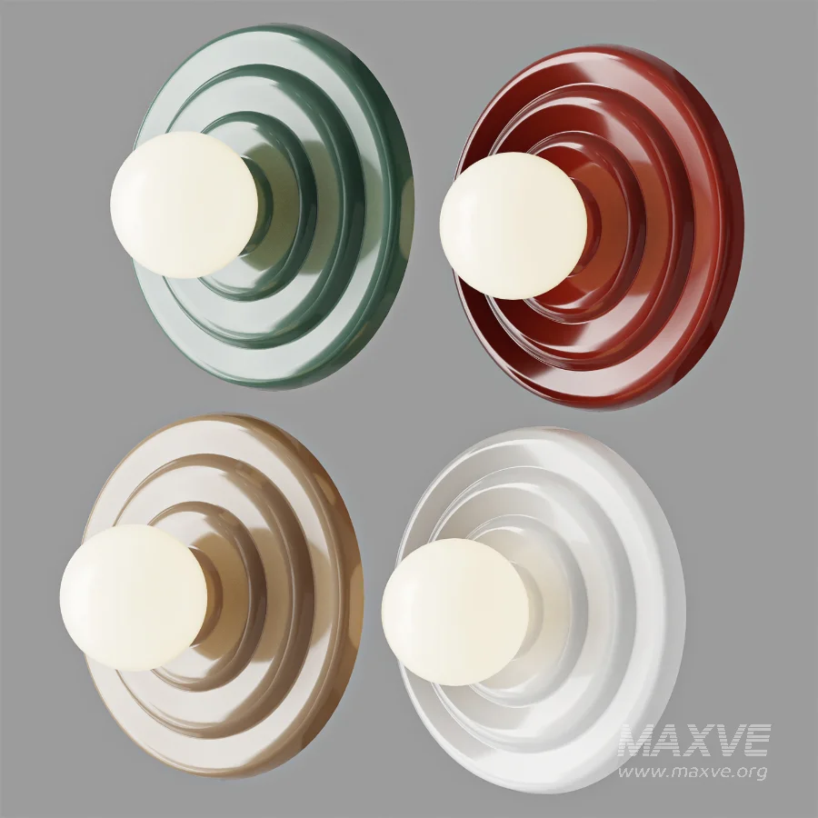 Holi Ceramic Opal Glass Wall Lamp LaRedouteInterieurs - Image 1