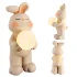 Stylized Rabbit Figurine Moon Lamp - Thumbnail 2
