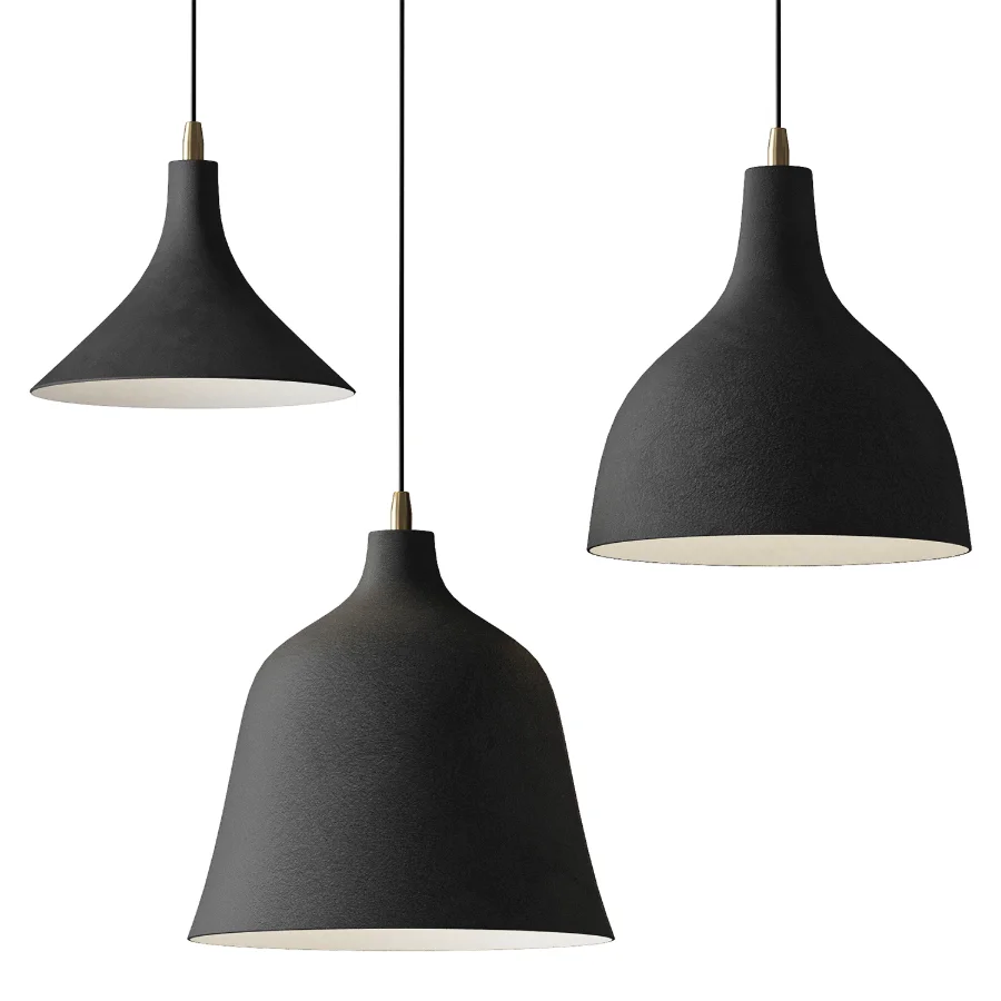 Karman T Black Pendant Lamp - Image 1