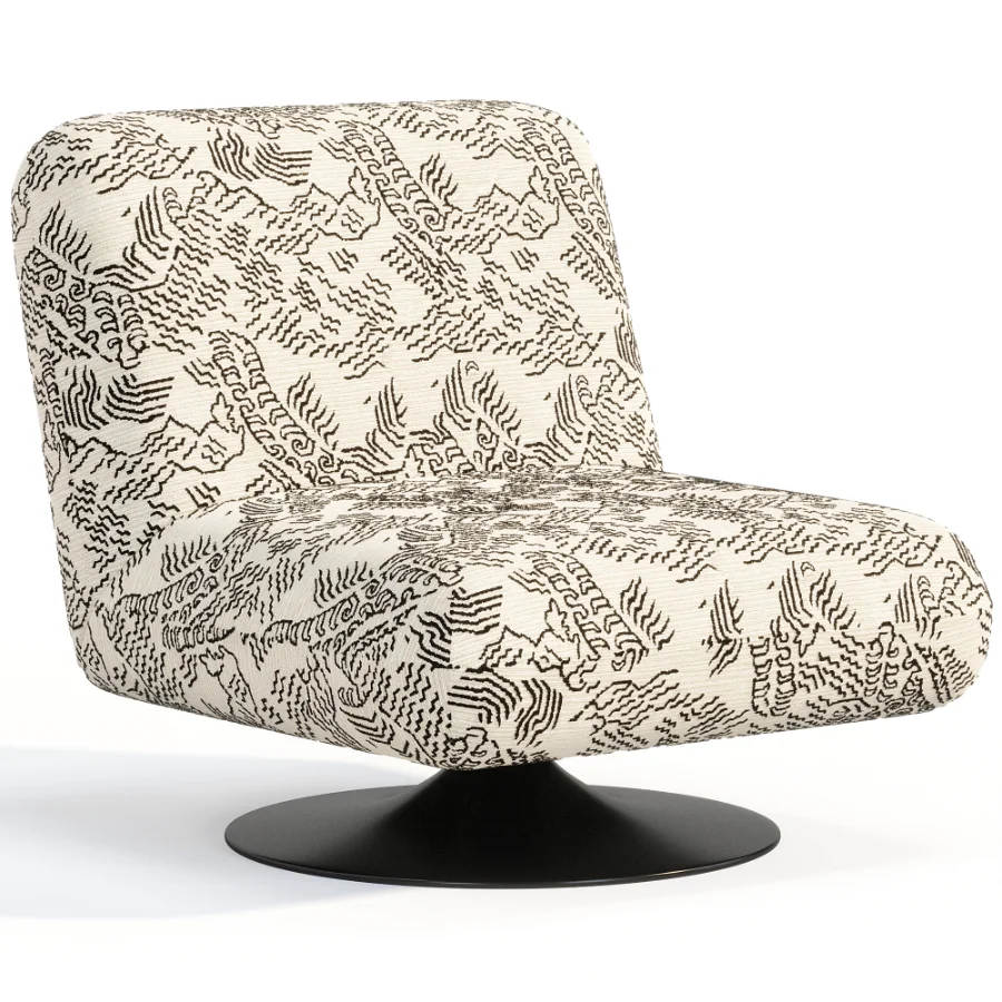 Swivel Accent Chair By ZaraHome - Image 7