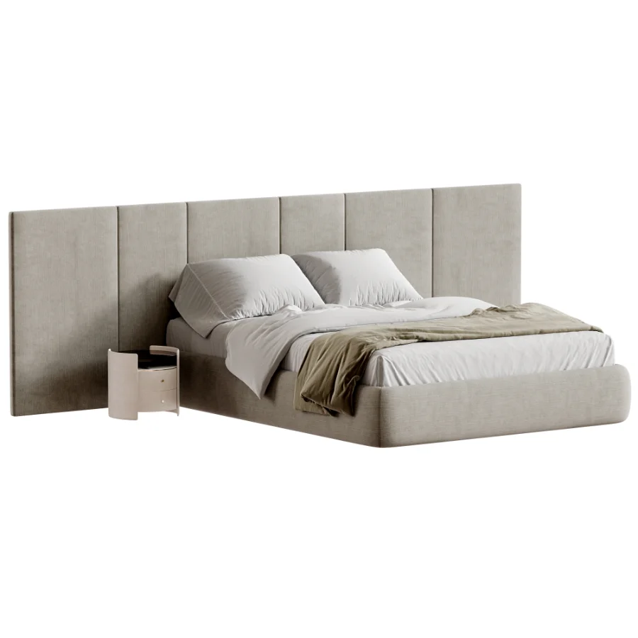 Garda Design bed with a wide headboard - Image 3