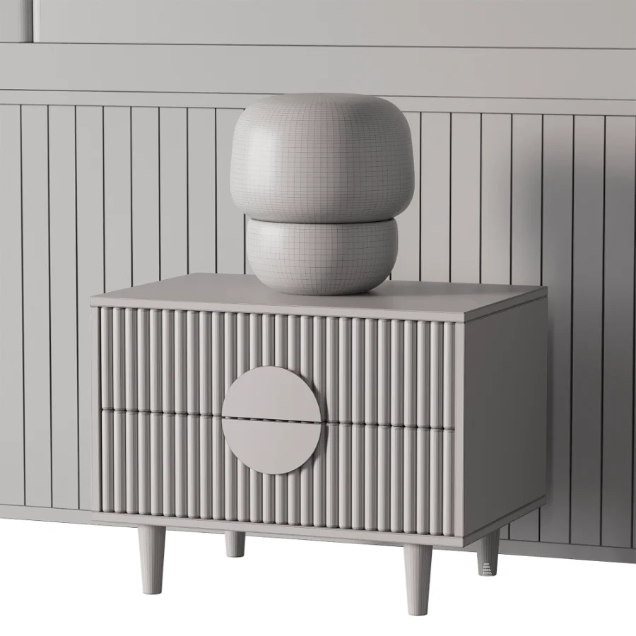 Mid-Century Organic Abstract Wall Mural - Image 5