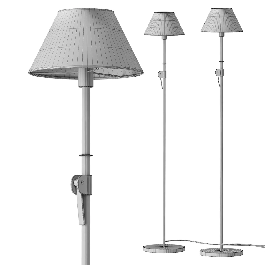 Sherman Metal Adjustable Reading Floor Lamp - Image 4