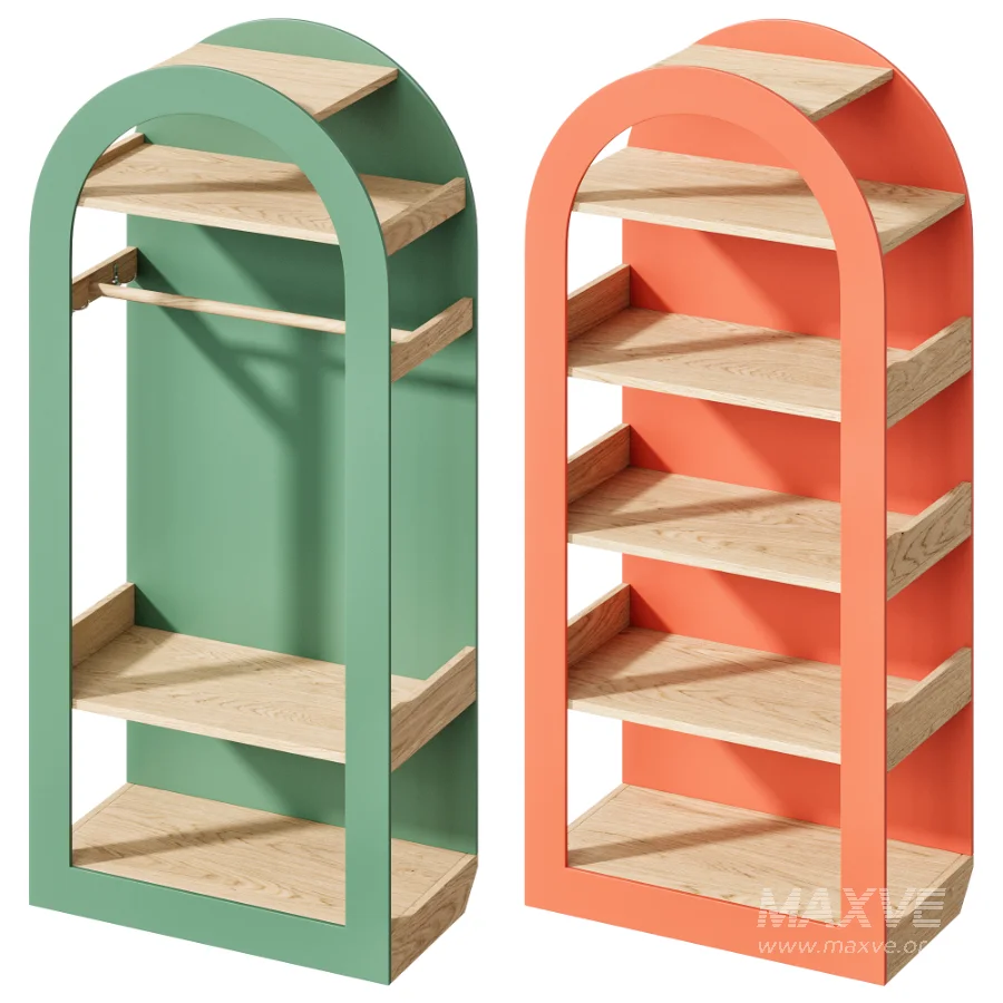 Arco High Rack Open Cabinet By Montessori Home - Image 5