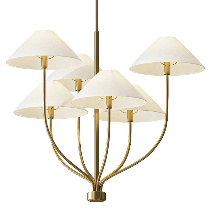 Chambers Metal Staggered Chandelier - Image 1