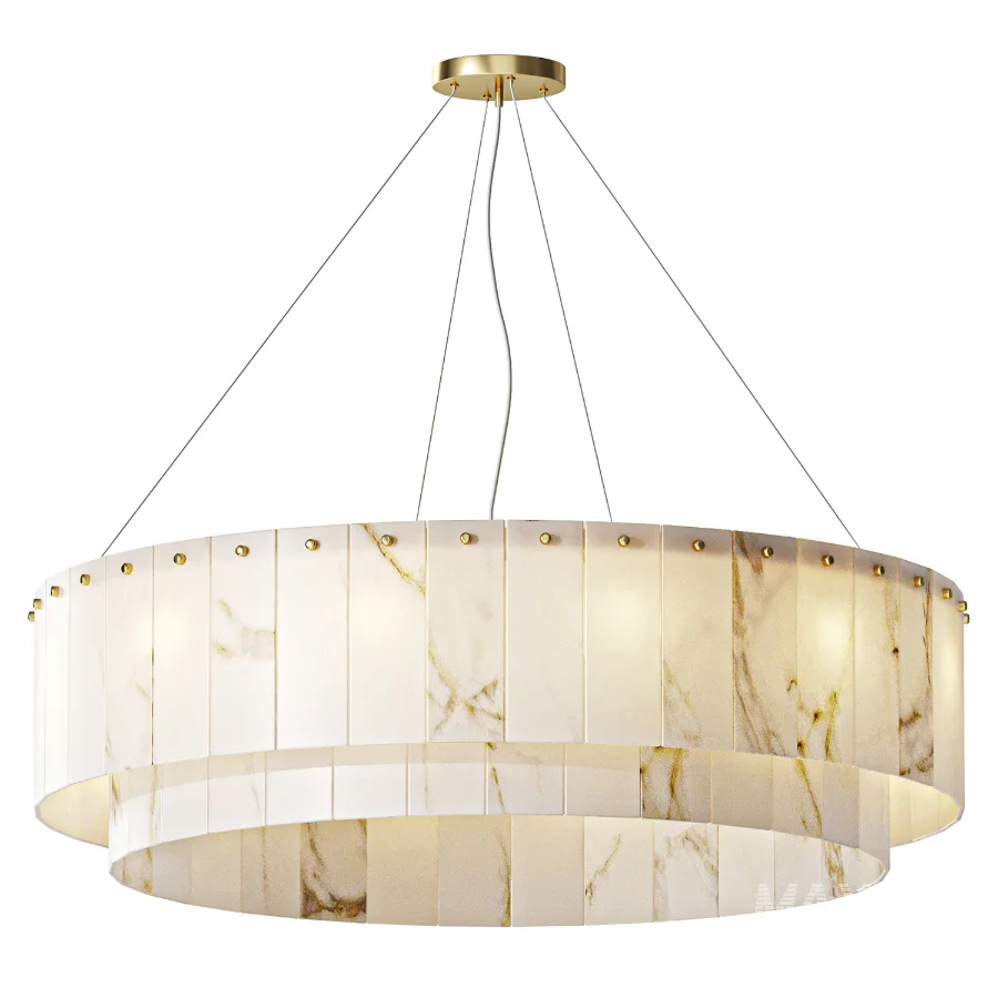Rock Alabaster Chandelier 80 - Image 1