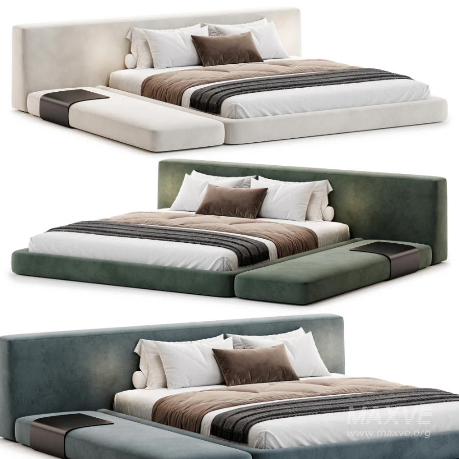 Bed Garda Design With Wide Headboard - Image 1