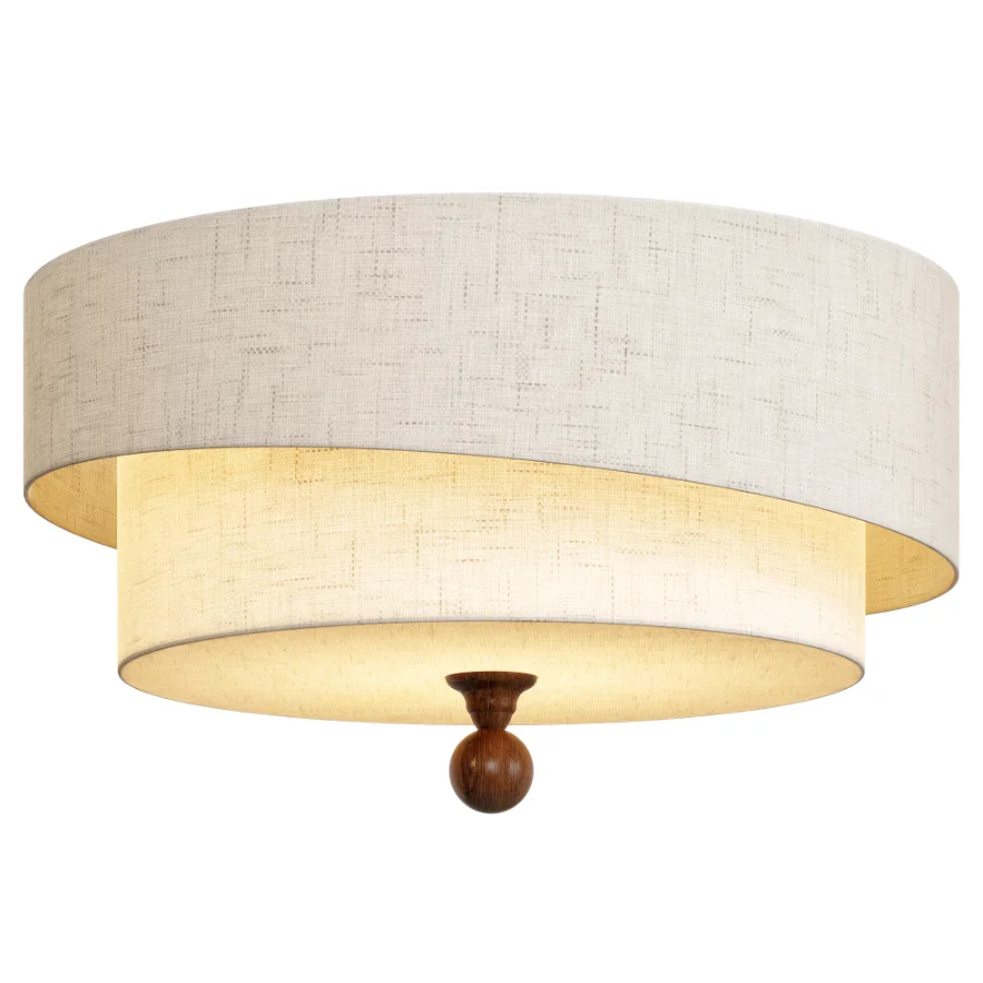 Layered Fabric Ceiling Light - Image 2