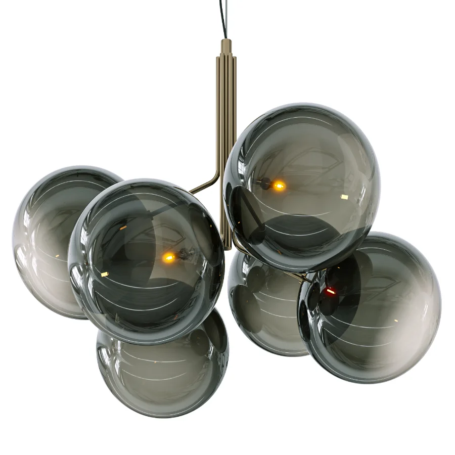 Bolle Cielo 6 Spheres Suspension Lamp - Image 1