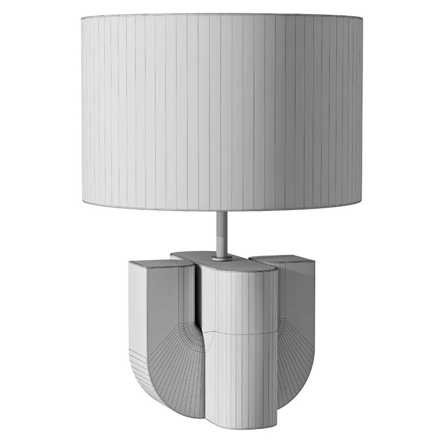 Peniche Travertine Table Lamp CB2 - Image 1