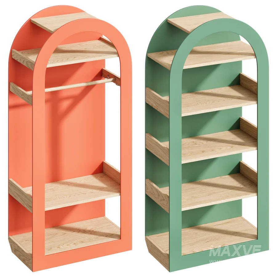 Arco High Rack Open Cabinet By Montessori Home - Image 1