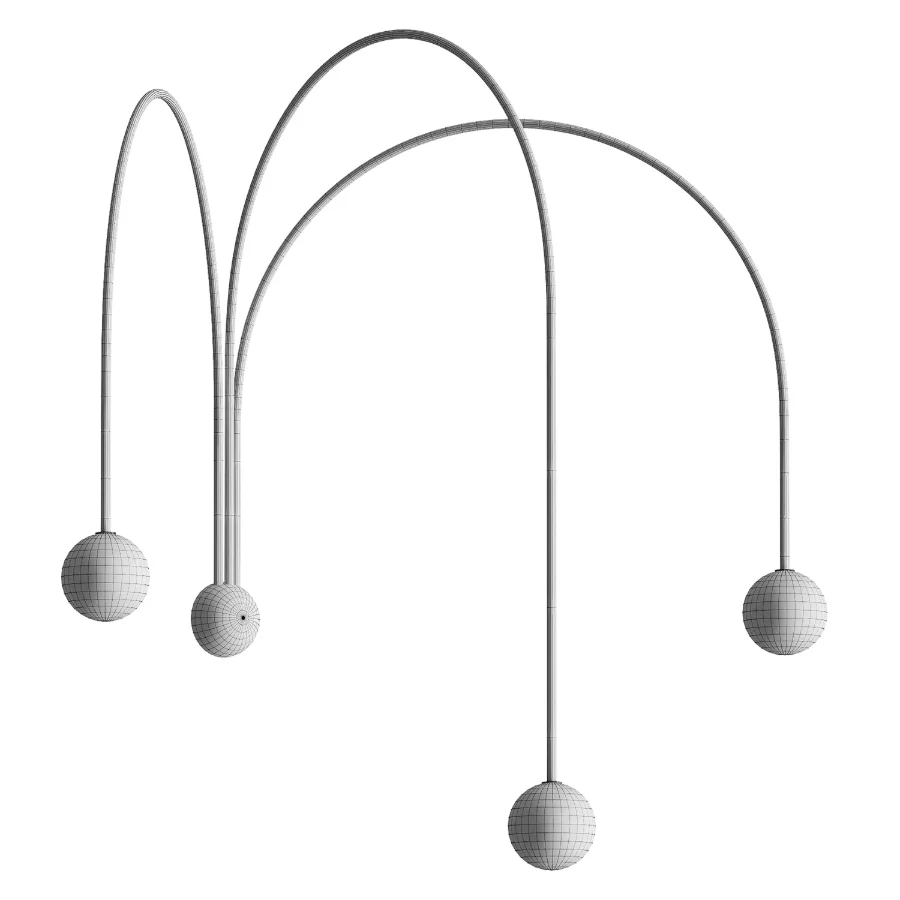 Nordic Simple Lines LED Iron Decorative Wall Lamp - Image 3