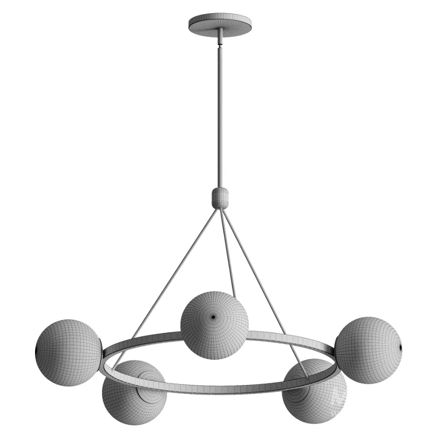 Brelia Round Light Chandelier - Image 4