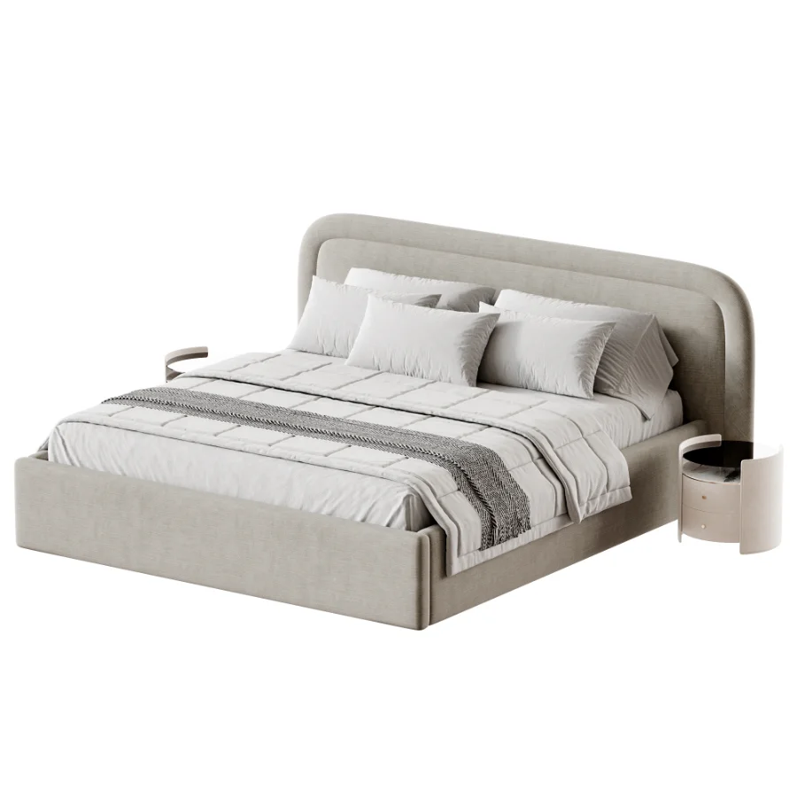 Rounded Panels Bed - Image 3