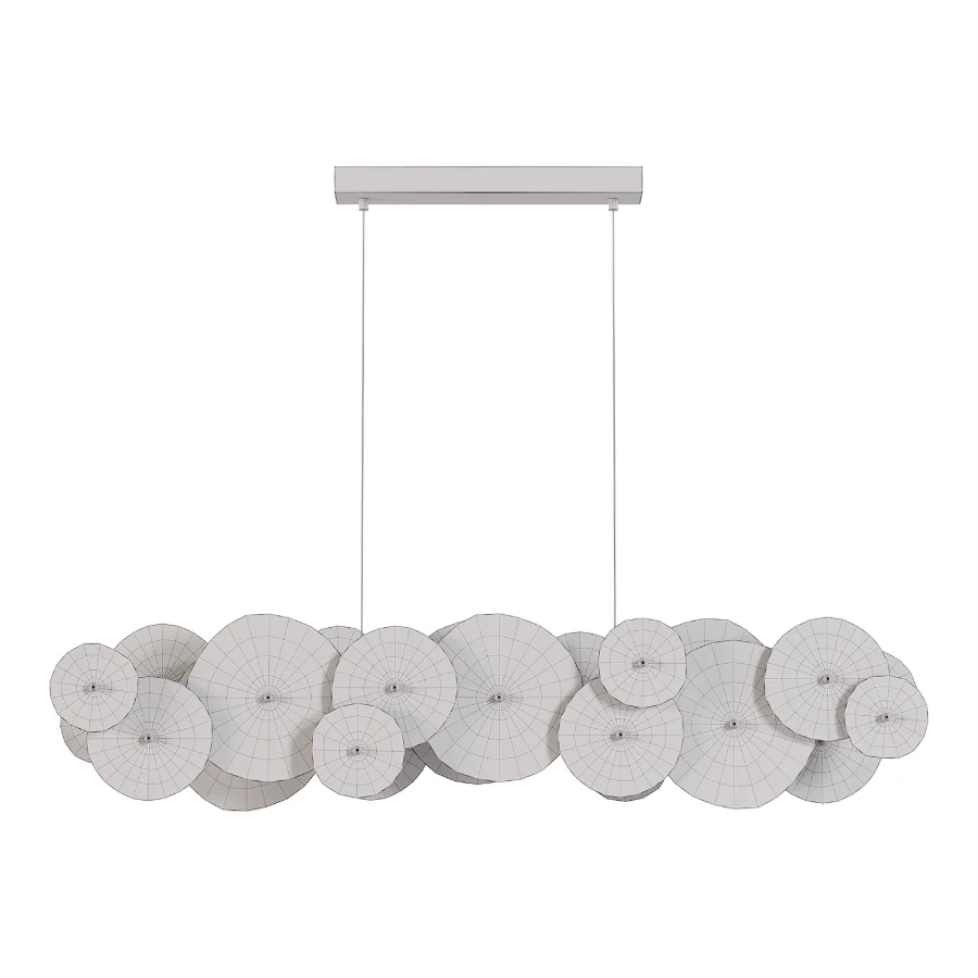 Amara Ceramic Linear Chandelier - Image 2