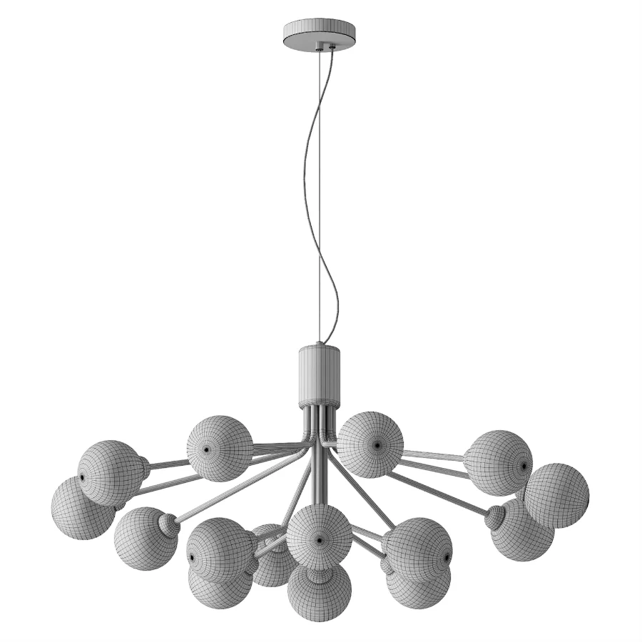 Possini Euro Davina LED Sputnik Chandelier - Image 4