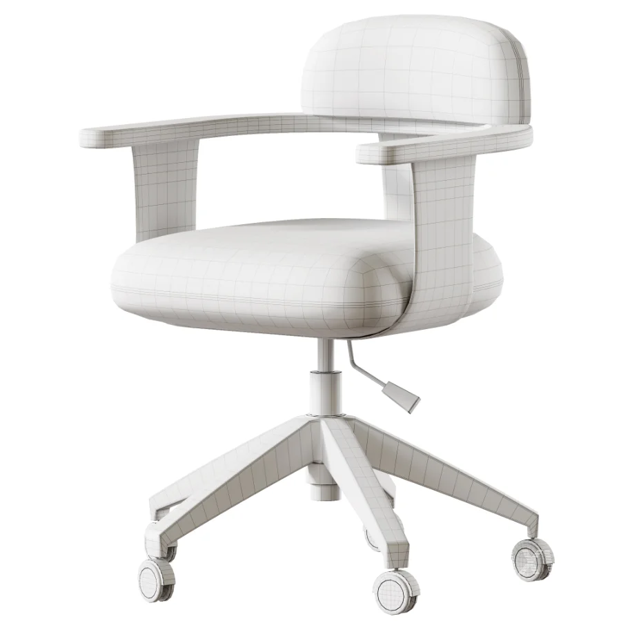 Manta D Swivel Office Armchair - Image 4