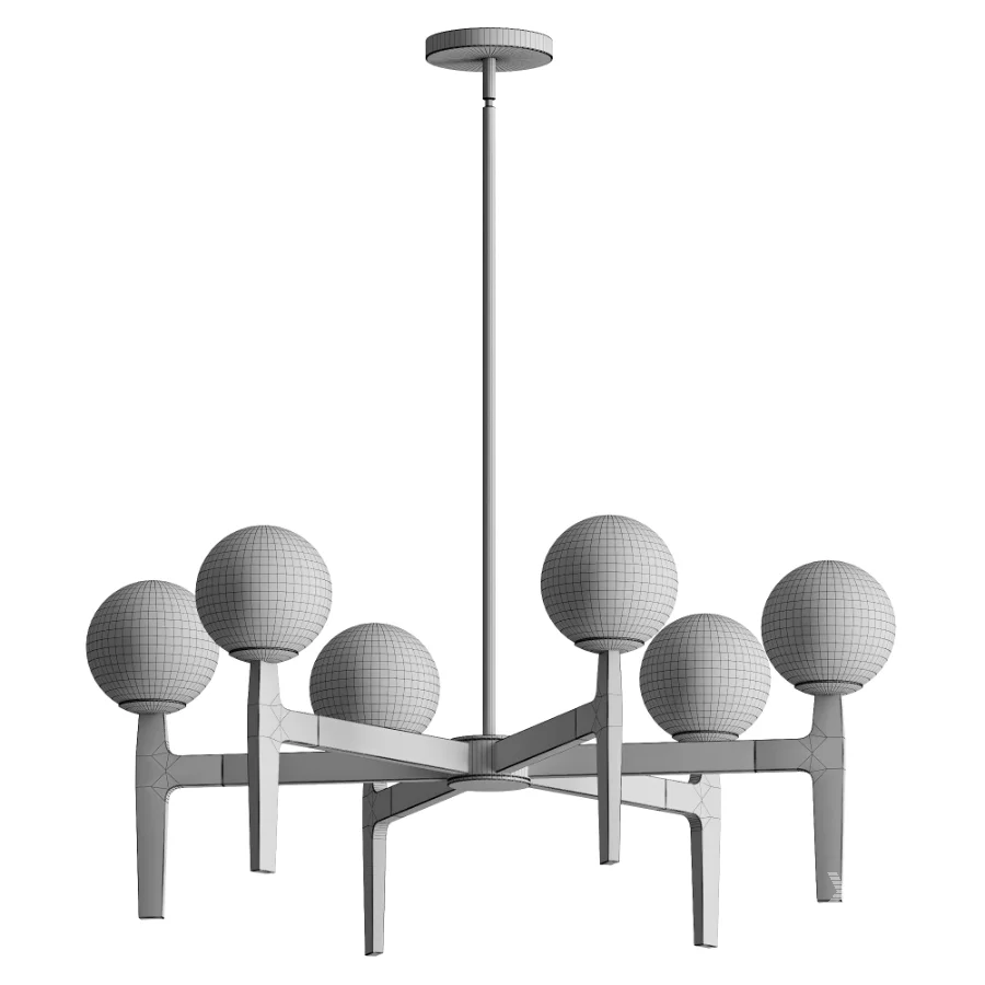 Matteo Scriben LED Pendant 6 heads - Image 3